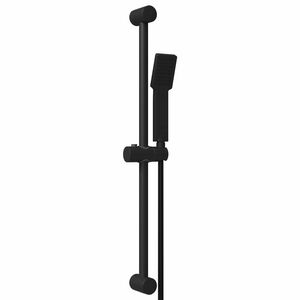 vidaXL Du&scaron;o sistemos rinkinys Juoda 70 cm Nerūdijantis plienas