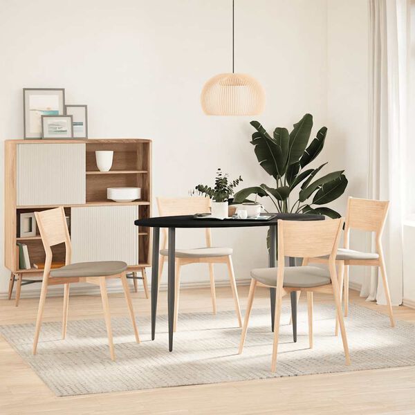 vidaXL Stalvir&scaron;is, tamsiai rudas, 120x60x2 cm, ąžuolo masyvas, ovalo