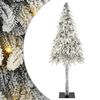vidaXL Kalėdų eglutė su 300 LED s stovu Balta 210 cm PE ir Plienas