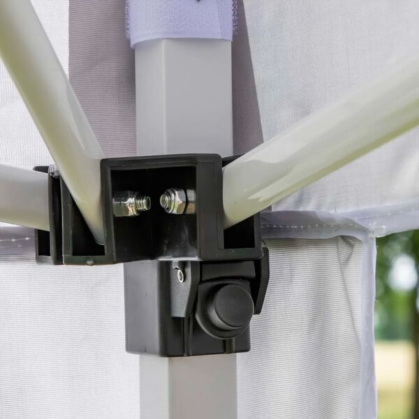 HI Sulankstoma proginė palapinė, pilkos spalvos, 3x3m