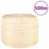 vidaXL Virvė, 500m, 100% sizalis, 10mm