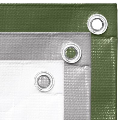 vidaXL Tentas, žalios spalvos, 2x3m, 260g/m², HDPE