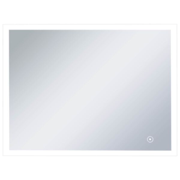 vidaXL Sieninis vonios kambario veidrodis su LED ir jutikliu, 80x60cm