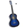 vidaXL Klasikinė gitara pradedantiesiems ir vaikams, mėlyna, 1/2 34"