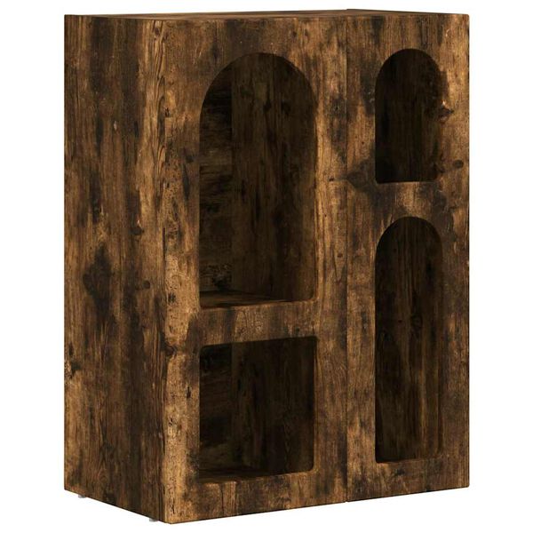 vidaXL Kabalas Rūkyta ąžuolas 59 x 35 x 80.5 cm Apdirbta mediena