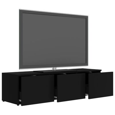 vidaXL Televizoriaus spintelė, juodos spalvos, 120x34x30cm, MDP
