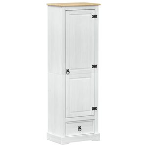 vidaXL Spintos Balta 55 x 38 x 170 cm Kietos pu&scaron;ies mediena