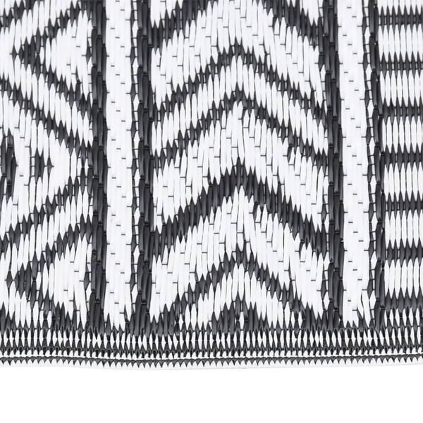 vidaXL Lauko kilimas, ARAKIL juodos spalvos, 140x200cm, PP