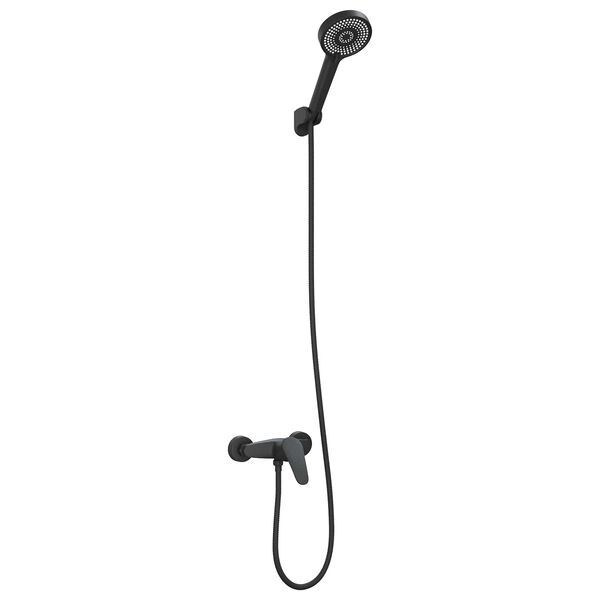 vidaXL Dušo galvutės rinkinys Juoda G 1 / 2 colių