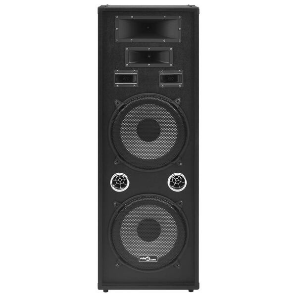 vidaXL Profesionali pasyvi garso kolonėlė, juodos spalvos, 1000W