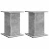 vidaXL Augalų stovas 2 pcs Betono pilka 30,5 x 30 x 43 cm