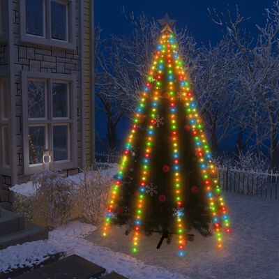 vidaXL Kalėdų eglutės girlianda su 400 spalvotų LED lempučių, 400cm