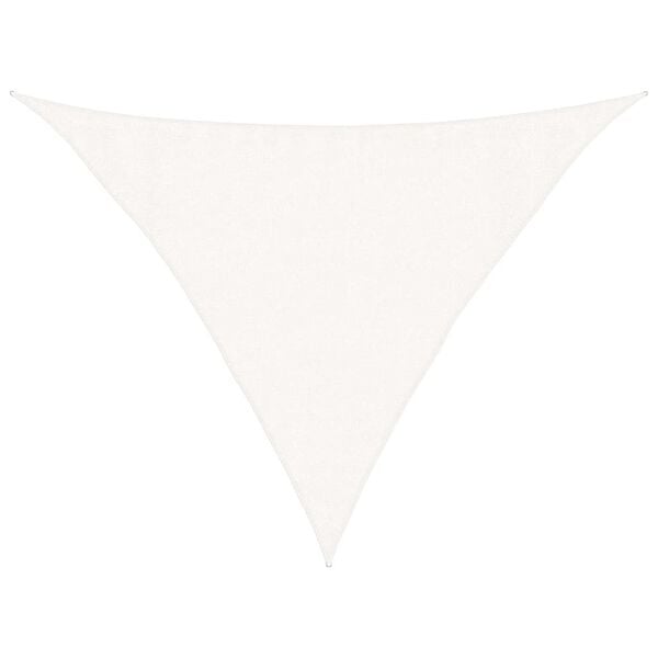 vidaXL Uždanga nuo saulės, balta, 3,5x3,5x4,9m, HDPE, 160g/m&sup2;