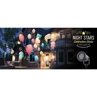 Night Stars LED šviestuvas Holiday Charms, 6 schemos 12 W NIS004