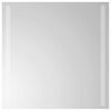 vidaXL LED vonios veidrodis Skaidrus 50 x 50 cm grūdintas stiklas