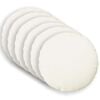 vidaXL Mesti pagalvė 6 vnt. HEERLEN Balta &Oslash; 40 cm Audinys