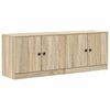 vidaXL Lovos spintelė su saugykla 2 pcs Sonoma ąžuolas 66 x 35 x 48 cm