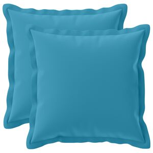 vidaXL Pagalvėlės užvalkalas 2 vnt. HOUTEN &Scaron;viesiai mėlyna 30 x 30 cm