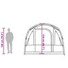 vidaXL Stovyklavimo palapinė, mėlyna, trivietė, tunelinė