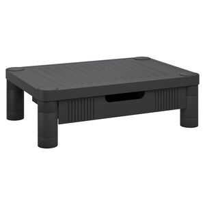 vidaXL Monitoriaus stovas, juodos spalvos, 43x30,5x13cm
