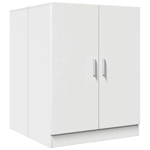 vidaXL Skalbimo ma&scaron;inos spintelė, baltos spalvos, 71x71,5x91,5cm