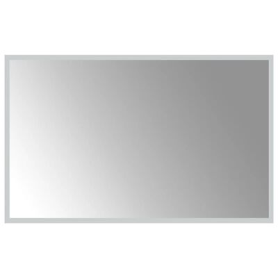 vidaXL Vonios kambario LED veidrodis, 80x50cm