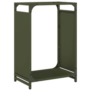 vidaXL Stovas malkoms, 44x28x65 cm, &scaron;altai valcuotas plienas