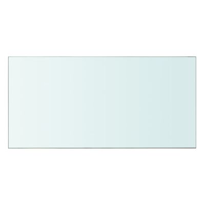 vidaXL Lentynos, 2vnt., skaidrios, 60x30cm, stiklo plokštė (243826x2)