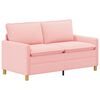 vidaXL Sofa Rožinė 156 x 81 x 87,5 cm Audinys