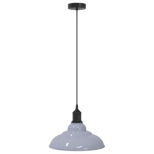 vidaXL Pakabinamas lempos, auk&scaron;tis reguliuojamas, E27, &Oslash; 31cm, metalas