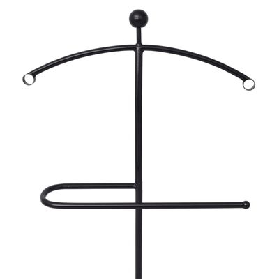 vidaXL Drabužių kabykla, 49x41x108 cm, juoda