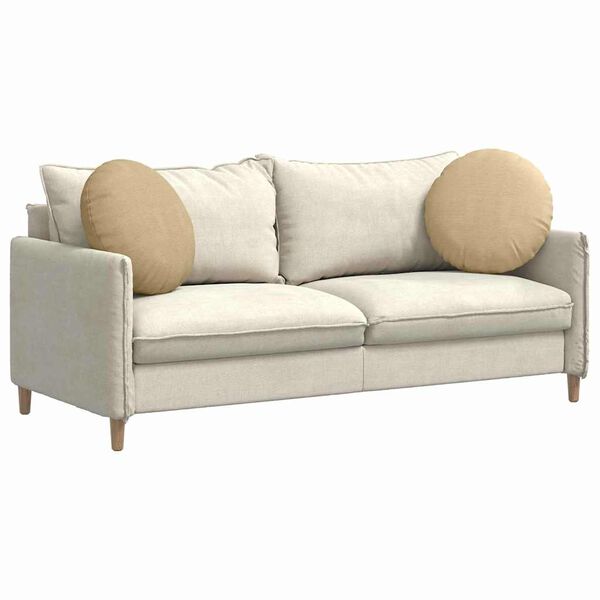 vidaXL Sėdynių pagalvėlės 2 pcs Pilkai žalia &Oslash; 50 cm