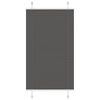 vidaXL Plisuota žaliuze juoda 80x150 cm audinio plotis 79,4 cm