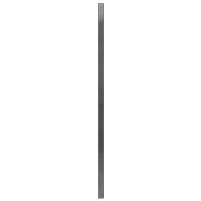 vidaXL Tvoros plokštė su stulp., antracito sp., 6x1,6m, dengt. geležis