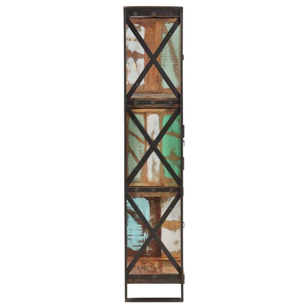 vidaXL Knygų lentyna, 90x30x150cm, perdirbtos medienos masyvas