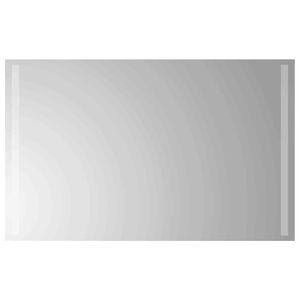 vidaXL LED vonios veidrodis Skaidrus 80 x 50 cm grūdintas stiklas