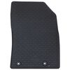 vidaXL Automobilių kilimėlis 4 pcs Juodas Guma