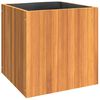 vidaXL Sodo lovelis, 45x45x45cm, akacijos medienos masyvas