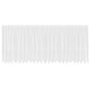 vidaXL Nėrinių Užuolaida Gėlių Balta 140 x 600 cm Poliesteris