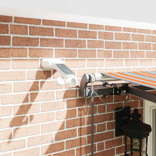 vidaXL Skėtis Audinys su Įvairiaspalvis 400 × 300 cm Poliesteris