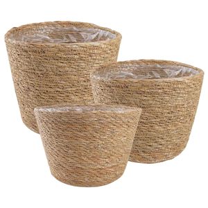 vidaXL 3 vnt. Natūrali &Oslash;26 x 19 cm 100% Jūros žolė