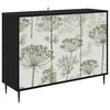 vidaXL Kabalas GOTHA Juodojo ąžuolo 102 x 33 x 76 cm Apdirbta mediena
