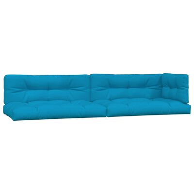 vidaXL Palečių pagalvėlės, 5vnt., mėlynos spalvos, audinys