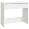 vidaXL Konsolinis staliukas, baltos spalvos, 89x41x76,5cm, plienas