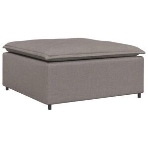 vidaXL Modulinė sofa, pakojų modulis, pilkai ruda, 100x100x48 cm