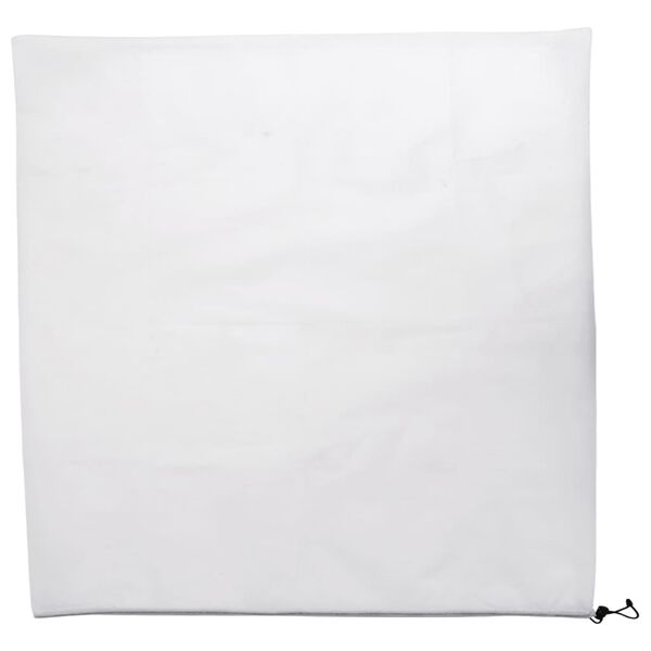 vidaXL Uždangalai augalams su virvutėmis, 8vnt., 0,8x0,8m, 70g/m²