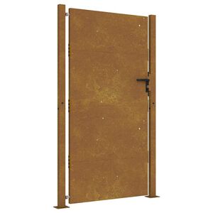 vidaXL Sodo vartai, 100x175 cm, Corten plienas