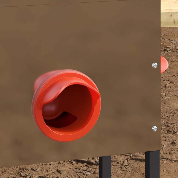 vidaXL Vi&scaron;tų lesykla Sidabro 41,5 x 20,5 x 33 cm Cinkuota plienas