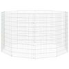 vidaXL Aptvaras gyvūnams, 10 segmentų, 54x100cm, galvanizuota geležis
