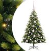 vidaXL Dirbtinė sulankstoma Kalėdų eglutė su 150 LED lemputių 120 cm